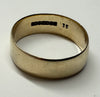 9ct yellow gold wedding ring size R