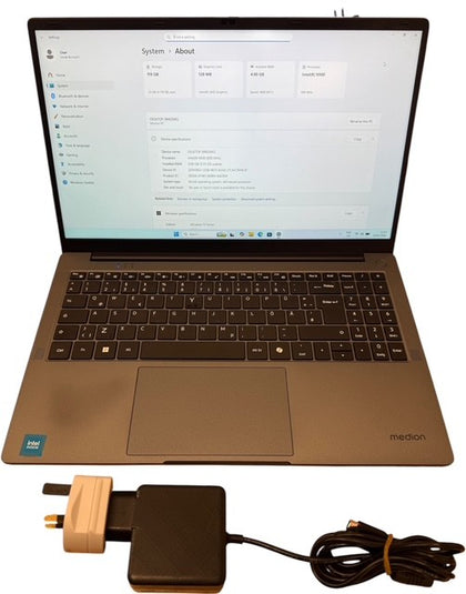 Medion Akoya Laptop - 128GB SSD, 4GB RAM, Intel N100 Processor, Windows 11