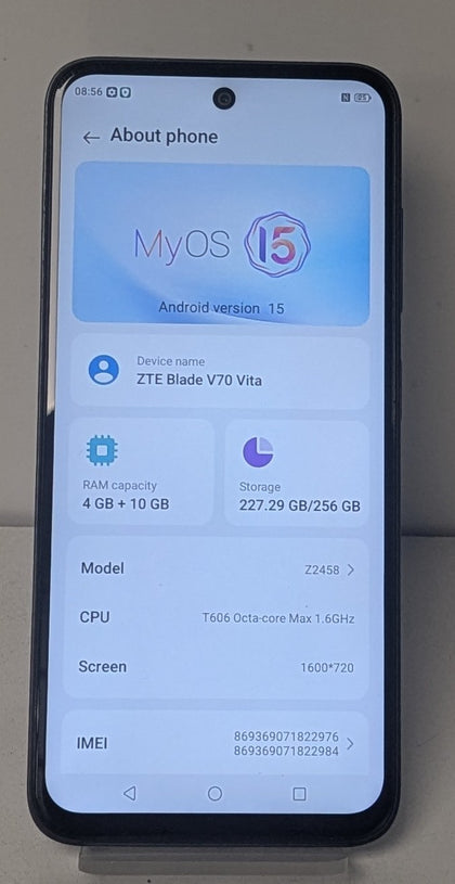 ZTE Blade V70 Vita 256GB - Unlocked