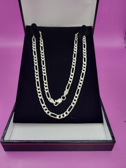 Silver Figaro Chain - 20