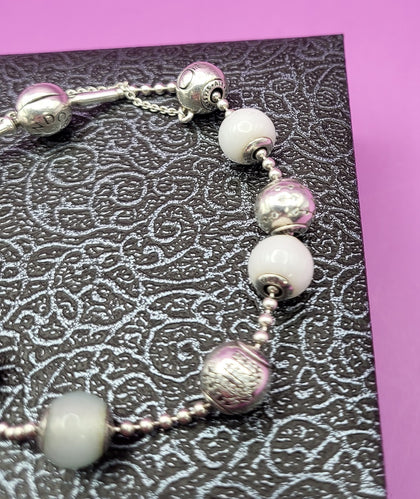 Pandora Beaded Essence Bracelet With 8 Charms - 8