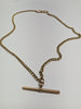 9ct Gold T-Bar & Chain