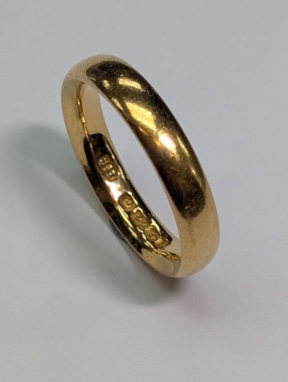 22CT GOLD WEDDING BAND RING