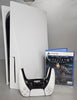Sony Playstation 5 Disc Console, 825GB, White + 1 Game