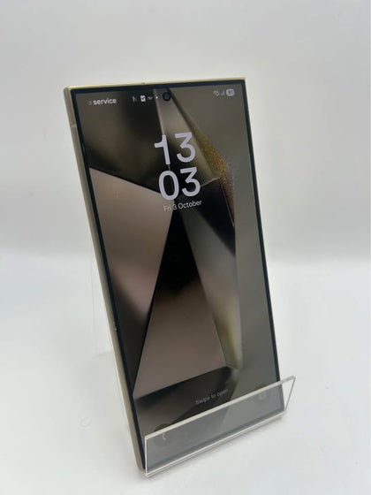 Samsung Galaxy S24 Ultra, 256GB, Titanium Yellow, Unlocked, Unboxed *Scratch On Front Screen*