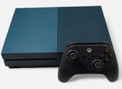 Microsoft Xbox One S Deep Blue Special Edition with Dark Blue Controller