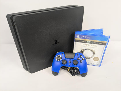 Playstation 4 Slim Console, 500GB Elder Scrolls Package