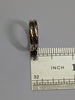 9ct gold dual patterned ring