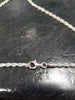 925 STERLING SILVER HALLMARKED, ROPE CHAIN WITH CAT PENDANT, 22", 19.7G, BRAND NEW