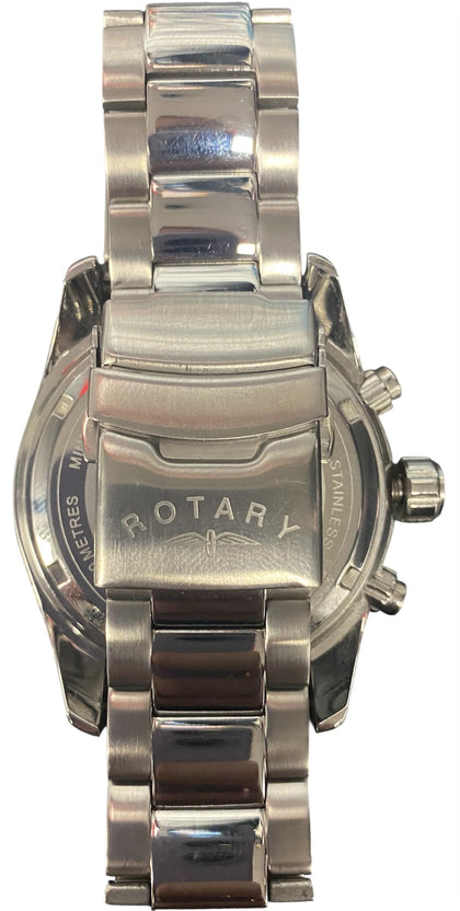 Rotary Chronograph Men's Stainless Steel Bracelet Watch