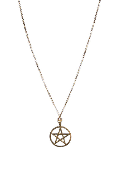 9ct solid Star of David pendant and 26