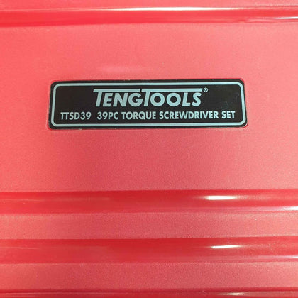 Teng Tools - TTSD39 - Torque Screwdriver Set, 39-Piece