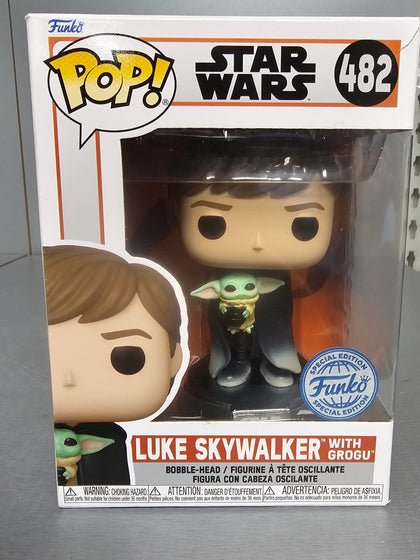 STAR WAR - POP N° 482 - Luke Skywalker With Grogu - Special Edition **Collection Only**.