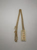 9ct Gold Chain with Large Ingot Pendant (Hallmarked)- 52.1G Total Weight - 27" Length - Chain Box Provided