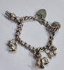 Vintage Silver Charm Bracelet