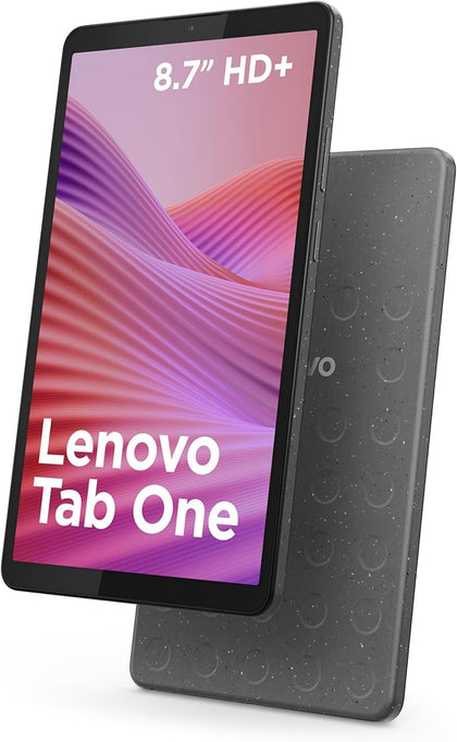 Lenovo Tab One Android Tablet | 8.7 inch HD Display | MediaTek Helio G85 | 4GB RAM | 64GB | Wi-Fi 5 | Clear Case