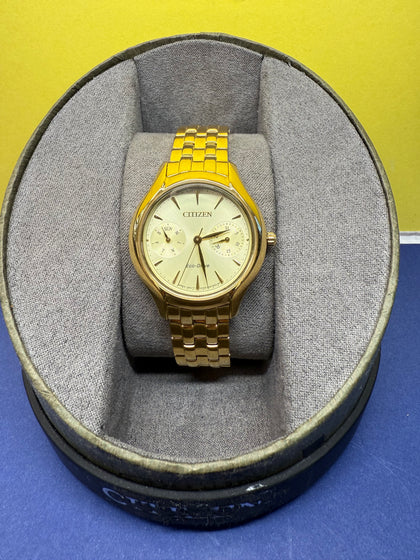 Citizen  Eco-Drive Gold Coloured Watch - Boxed