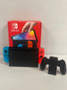 Nintendo Switch OLED Blue-Neon Red