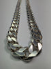Heavy silver curb chain 925