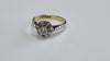 18Ct GOLD DIAMOND RING SIZE J