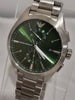 Emporio Armani Mens Claudio Green Dial Chronograph Watch AR11480