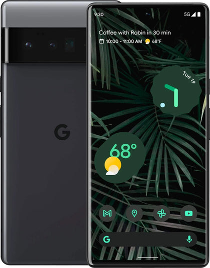 Google - Pixel 6 Pro 256GB Unlocked - Stormy Black