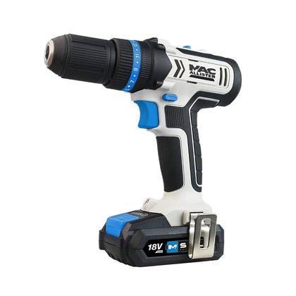 Mac Allister 18V Li-Ion Brushed Cordless Combi Drill MCD18-LI-2