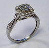 9CT White Gold Diamond Ring