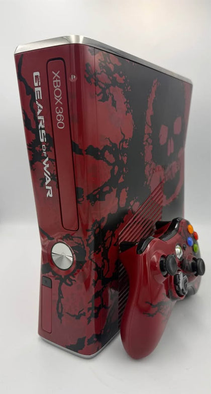 XBOX 360 GEARS OF WAR LIMITED EDITION, 320GB, W/ LIMITED EDITION CONTROLLER, UNBOXED
