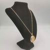 22ct 8G Sovereign with 4.5G 9K Mount, 9ct (375 Hallmarked & Tested) 17.2G Chain Necklace