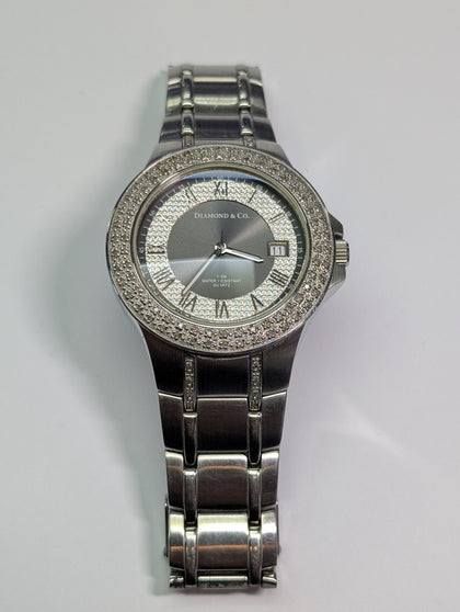 Diamond & Co Diamond Watch Boxed