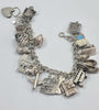 Vintage Silver Charm Bracelet Full
