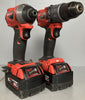 Milwaukee M18 18V 2 x 5.0ah Li-Ion RedLithium Cordless Twin Pack ** Unboxed **