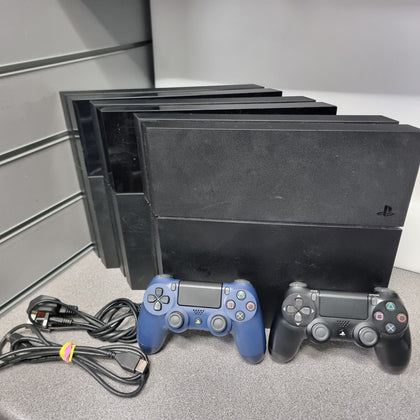 Sony PlayStation 4 500GB Jet Black Console & Controller.