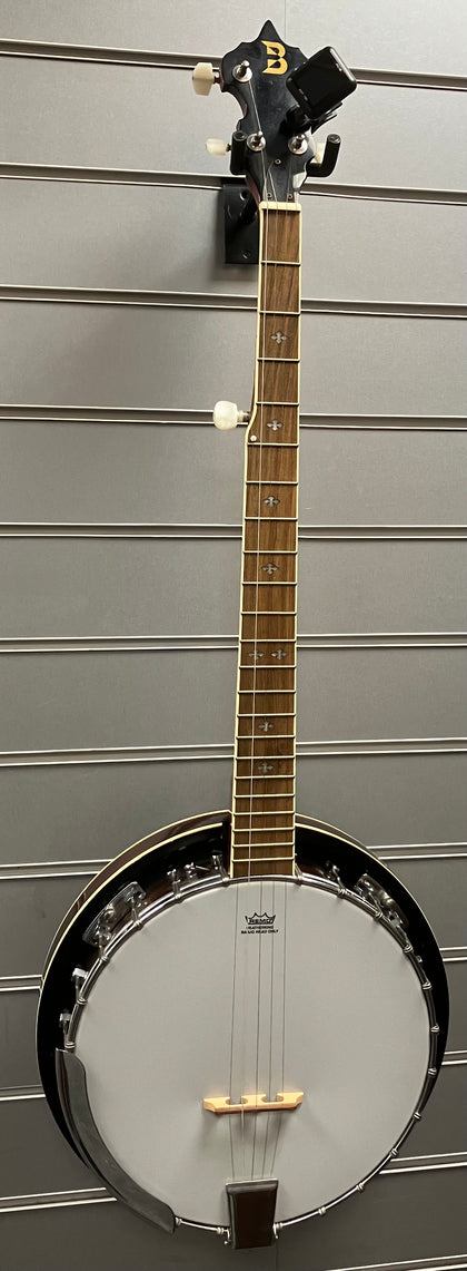 Remo Weather King Banjo 5 string & AROMA AMT-100 Electronic Tuner