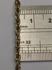 9ct gold  linked chain 20"