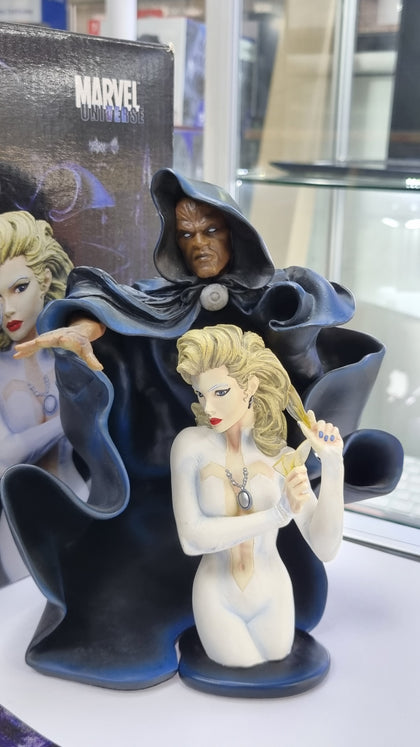 CLOAK AND DAGGER MARVEL UNIVERSE BUST TWO PACK BY SAM GREENWELL BOXED