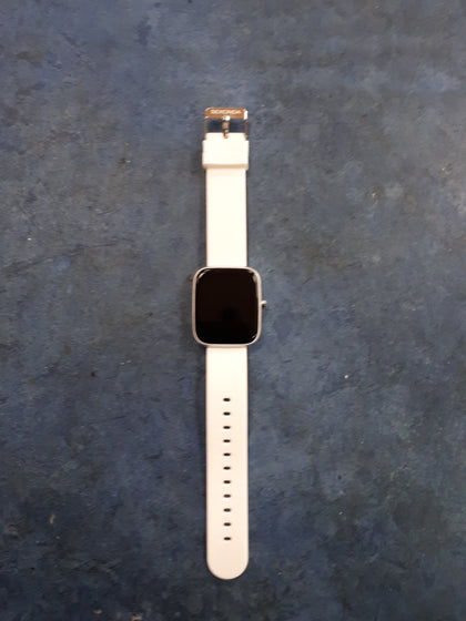 Sekonda Motion Smart Watch | Silver Case & White Silicone Strap.