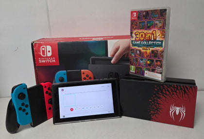 Nintendo Switch Neon Red/Blue & 1 Game