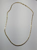 14ct Greek Patterned Box Chain 22"