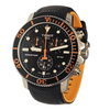 Tissot Seastar 1000 Chronograph Black Dial black/Orange Rubber Strap Watch For Men - T120.417.17.051.01