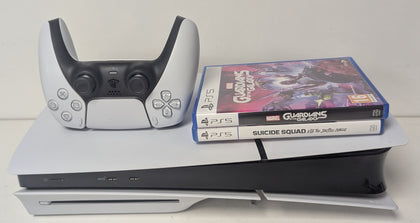 Sony Playstation 5 Slim Disc Edition Console & 2 Games