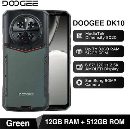Global Version DOOGEE DK 10 Rugged Phone 6.67