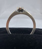 18CT White Gold Ring With Clear Stones - 3.18GR - Size N - Hallmarked