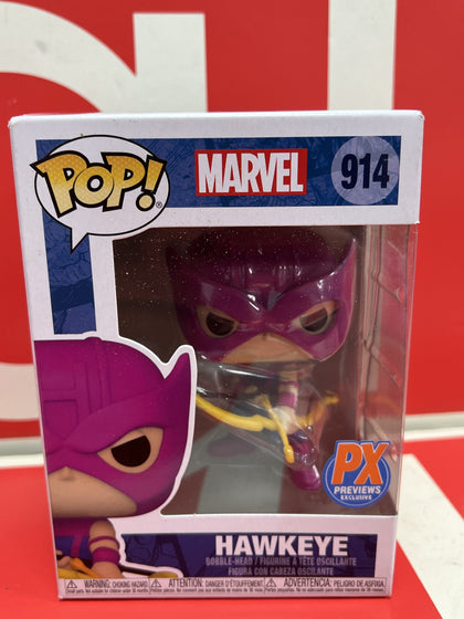 Marvel Funko Pop - Hawkeye - No. 914 - Free Protector.