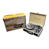 Bush Retro Turntable 3-speed Record Player Portable Kts-601 Grey Case Boxed