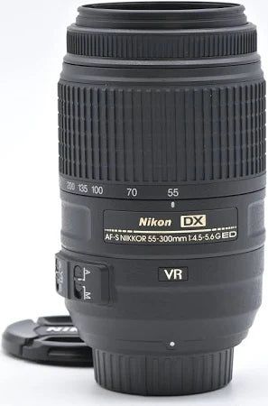 Nikon AF-S DX NIKKOR 55-300mm f/4.5-5.6G VR Lens