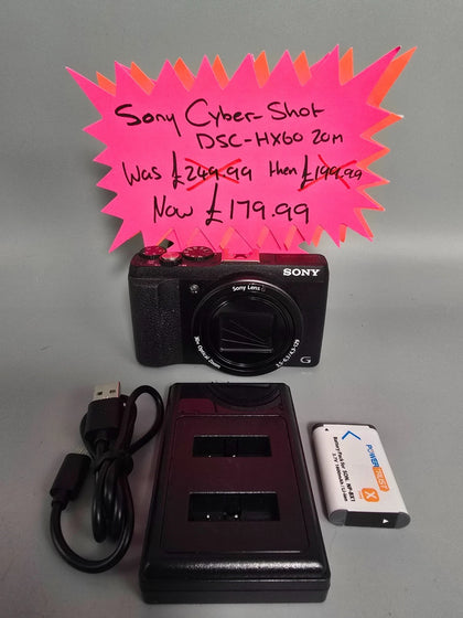 ***SALE******BEST CHRISTMAS DEAL*** Sony Cyber-Shot DSC HX Battery Pack Included Black