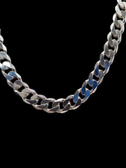 925 Sterling Silver Curb Chain Necklace - 22