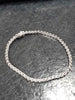 925 SILVER STERLING HALLMARKED, TENNIS BRACLET WITH CLEAR STONES, BOX LOCK, 8", 9.9G, BRAND NEW